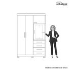 Guarda-roupa 04 Portas E 04 Gavetas Com Espelho Virtus Soltei