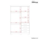 Guarda-roupa 04 Portas E 04 Gavetas Com Espelho Virtus Soltei