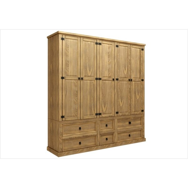 Guarda Roupa 05 Portas Imperial 8311 Rustic - Mpo