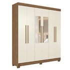 Guarda-roupa 06 Portas 2 Gavetas Com Espelho Mdp Toledo Jatob