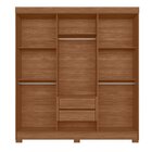 Guarda-roupa 06 Portas 2 Gavetas Mdp Toledo Jatobá/areia