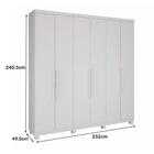 Guarda Roupa 06 Portas 5 Gavetas Honduras 06 Portas Móveis Ri