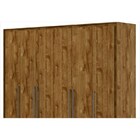 Guarda Roupa 06 Portas E 06 Gavetas Com Pés Reali Rovere Soft