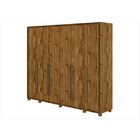 Guarda Roupa 06 Portas E 06 Gavetas Com Pés Reali Rovere Soft