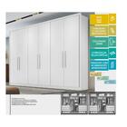 Guarda Roupa 06 Portas E 06 Gavetas Robust Branco