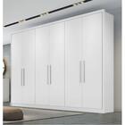 Guarda Roupa 06 Portas E 06 Gavetas Robust Branco
