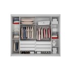 Guarda-roupa 06 Portas São Carlos Mdf, Portas Ripadas E 6 Gav