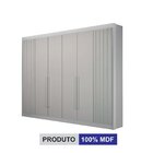 Guarda-roupa 06 Portas São Carlos Mdf, Portas Ripadas E 6 Gav
