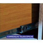 Guarda-roupa 06 Portas São Carlos Mdf, Portas Ripadas E 6 Gav