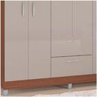 Guarda Roupa 06 Portas Tóquio Capuccino/off White - Poquema