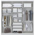 Guarda-roupa 0885 Allegro C/ Espelho 3 Portas E 3 Gavetas - M