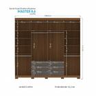 Guarda Roupa 08 Portas E 06 Gavetas Santos Andirá Master 8.6