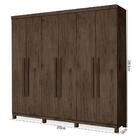 Guarda Roupa 100% Em Mdf Com 6 Portas E 4 Gavetas Internas Pr