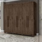Guarda Roupa 100% Em Mdf Com 6 Portas E 4 Gavetas Internas Pr