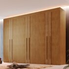 Guarda-roupa 100% Mdf 6 Portas 6 Gavetas Istambul Naturalle