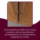 Guarda-roupa 100% Mdf 6 Portas 6 Gavetas Istambul Naturalle
