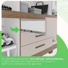 Guarda-roupa 10 Portas 3 Gavetas Parma Premium Ipê/off White