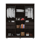 Guarda Roupa 10 Portas 4 Gavetas 2230 Araplac