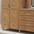 Guarda-roupa 10 Portas 4 Gavetas Capelinha Freijó Madeira Pin