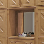 Guarda-roupa 10 Portas 4 Gavetas Capelinha Freijó Madeira Pin