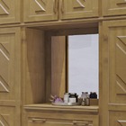 Guarda-roupa 10 Portas 4 Gavetas Capelinha Imbuia Madeira Pin