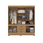 Guarda Roupa 10 Portas E 3 Gavetas 1.92m Amendola New Murano