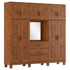 Guarda Roupa 10p 3g Com Aplique Capela 225 Cm 1278 Milani Sto