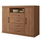 Guarda Roupa 13 Portas E Cômoda Noruega Jatobá Areia