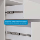 Guarda-roupa 183cm 2 Portas De Correr Com Pés 100% Mdf Bonito
