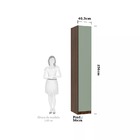 Guarda Roupa 1 Porta 40cm Prime Luciane Móveis - Nogueira Dou
