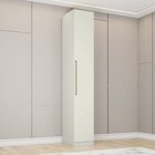 Guarda Roupa 1 Porta  E 6 Prateleiras Seletto Areia Hp