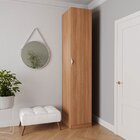 Guarda Roupa 1 Porta Com 6 Prateleiras Hera Cabecasa Madeirao