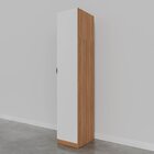 Guarda Roupa 1 Porta Com 6 Prateleiras Hera Cabecasa Madeirao