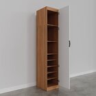 Guarda Roupa 1 Porta Com 6 Prateleiras Hera Cabecasa Madeirao