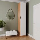 Guarda Roupa 1 Porta Com 6 Prateleiras Hera Cabecasa Madeirao