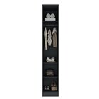 Guarda-roupa 1 Porta Mdf Ravi Grafito