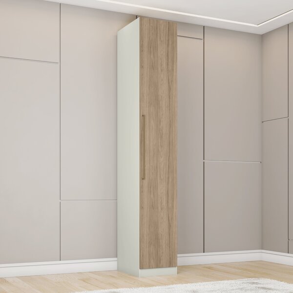 Guarda Roupa 1 Porta Predileto  Areia/jequitibá