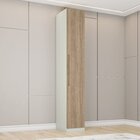 Guarda Roupa 1 Porta Predileto  Areia/jequitibá