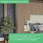 Guarda Roupa 1 Porta Predileto  Areia/jequitibá