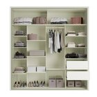 Guarda Roupa 223cm 2 Portas De Correr Dalla Costa Off White