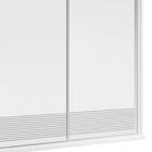 Guarda Roupa 250cm 3 Portas Deslizante Sem Espelho 4 Gavetas