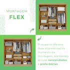 Guarda-roupa 2 Gavetas 3 Portas De Correr Com Espelho Porto C