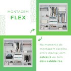 Guarda-roupa 2 Gavetas 3 Portas De Correr Porto Branco