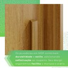 Guarda-roupa 2 Gavetas 6 Portas Lisboa Cinamomo