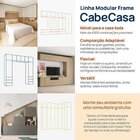 Guarda-roupa 2 Módulos 3 Prateleiras 3 Gavetas Frame Cabecasa