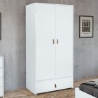 Guarda Roupa 2 Portas 1 Gaveta 208x100cm Valencia Móveis Lopa