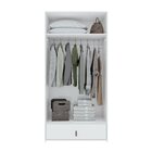 Guarda Roupa 2 Portas 1 Gaveta 208x100cm Valencia Móveis Lopa