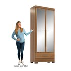 Guarda-roupa 2 Portas 1 Gaveta Com Espelhos Smart Plus Espres