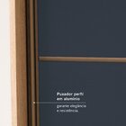 Guarda-roupa 2 Portas 222cm X 230cm Malaga Capuccino/azul