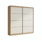Guarda-roupa 2 Portas 222cm X 230cm Malaga Capuccino/off White